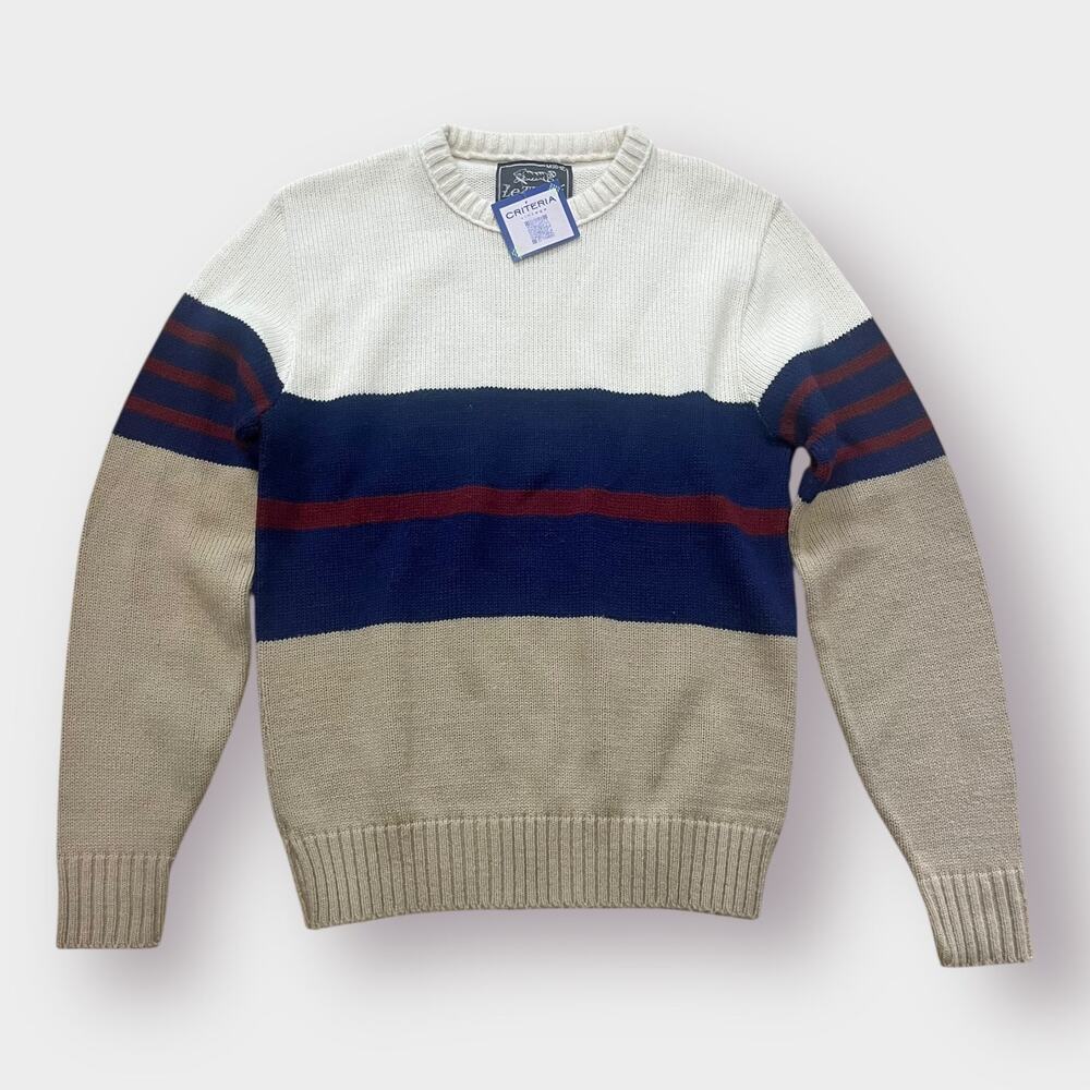 80s Le Tigre Kids‎ Color block sweater